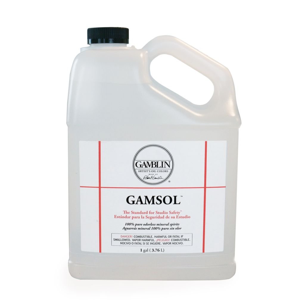 Gamblin Gamsol - Odorless Mineral Spirit - Can of 1 Gal / 3.76 L