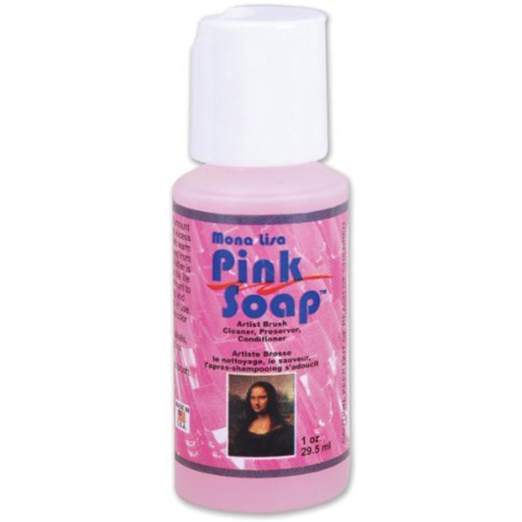 Speedball Brush Cleaner - Pink Soap - 1 Oz / 29.6 ML