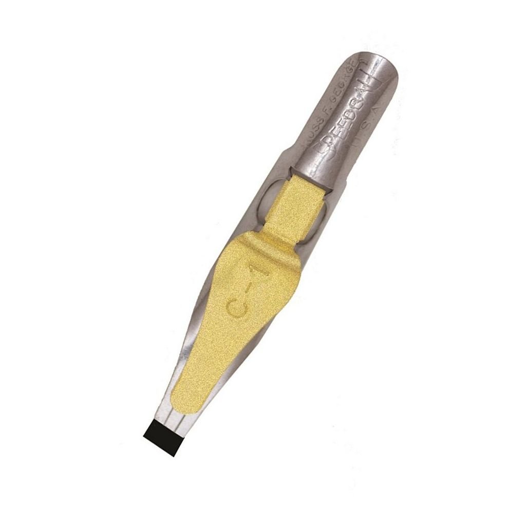 SpeedBall Broad Edge Right Handed Lettering Nibs - Type C (Flat) - Size C1
