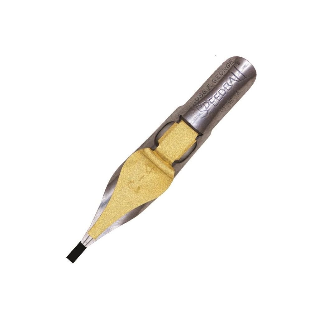 SpeedBall Broad Edge Right Handed Lettering Nibs - Type C (Flat) - Size C4