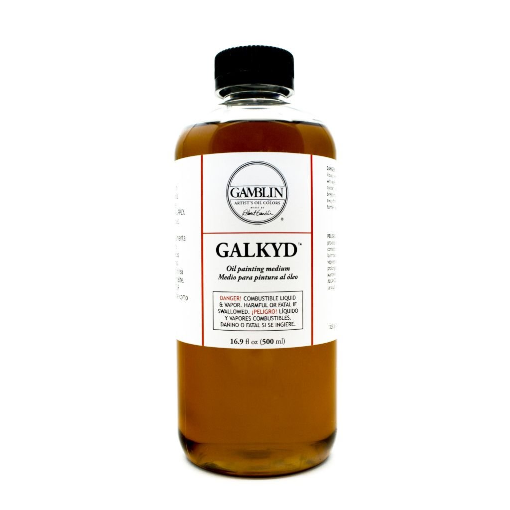 Gamblin Galkyd Medium - Bottle of 16.9 fl oz / 500 ML
