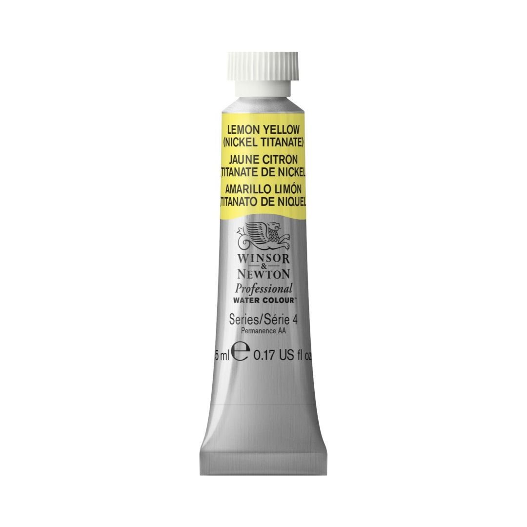 Winsor & Newton Professional Water Colour - Tube of 5 ML - Lemon Yellow Hue (347)