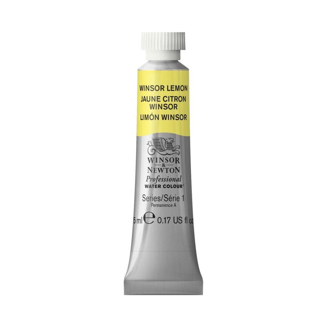 Winsor & Newton Professional Water Colour - Tube of 5 ML - Winsor Lemon (722)
