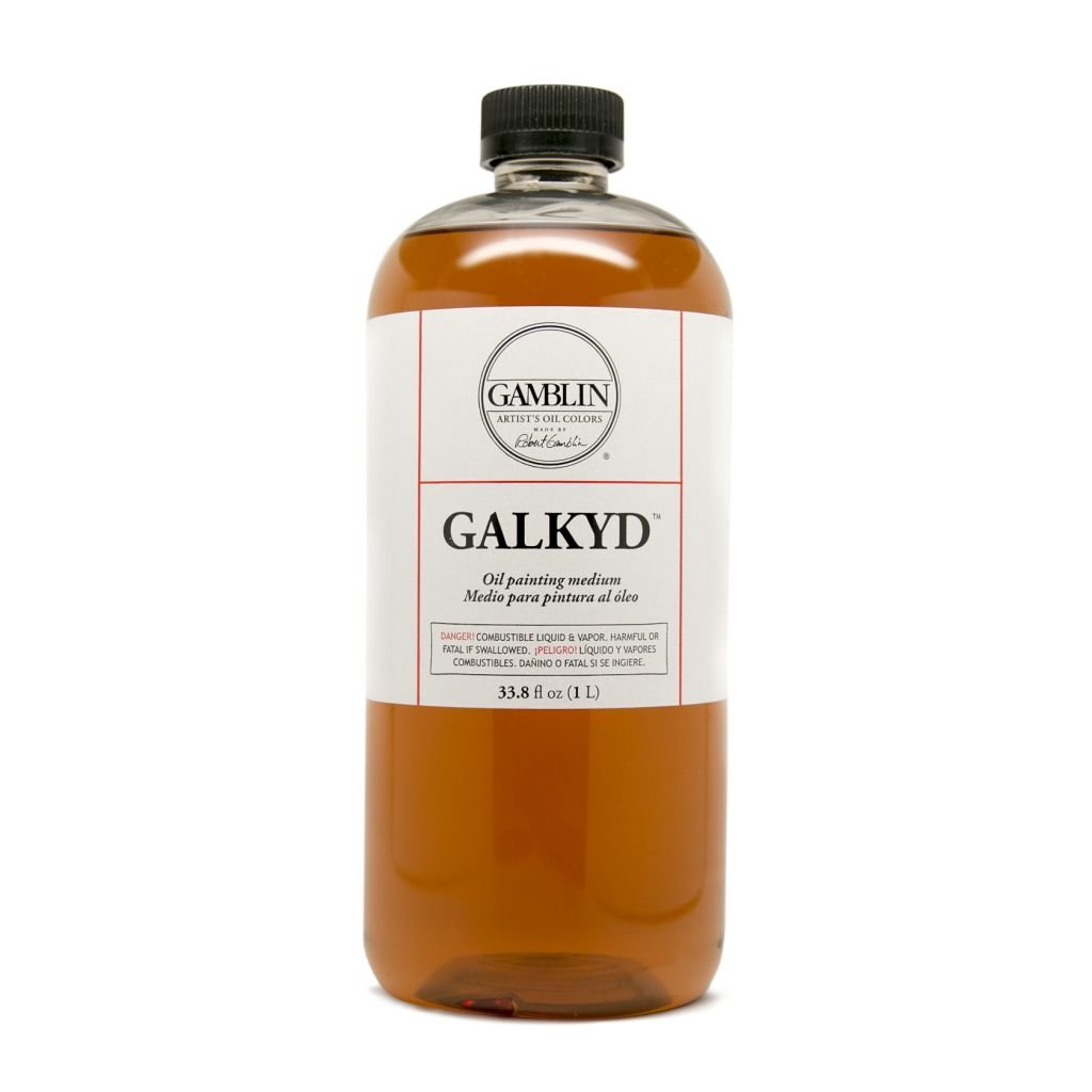 Gamblin Galkyd Medium - Bottle of 33.8 fl oz / 1 L
