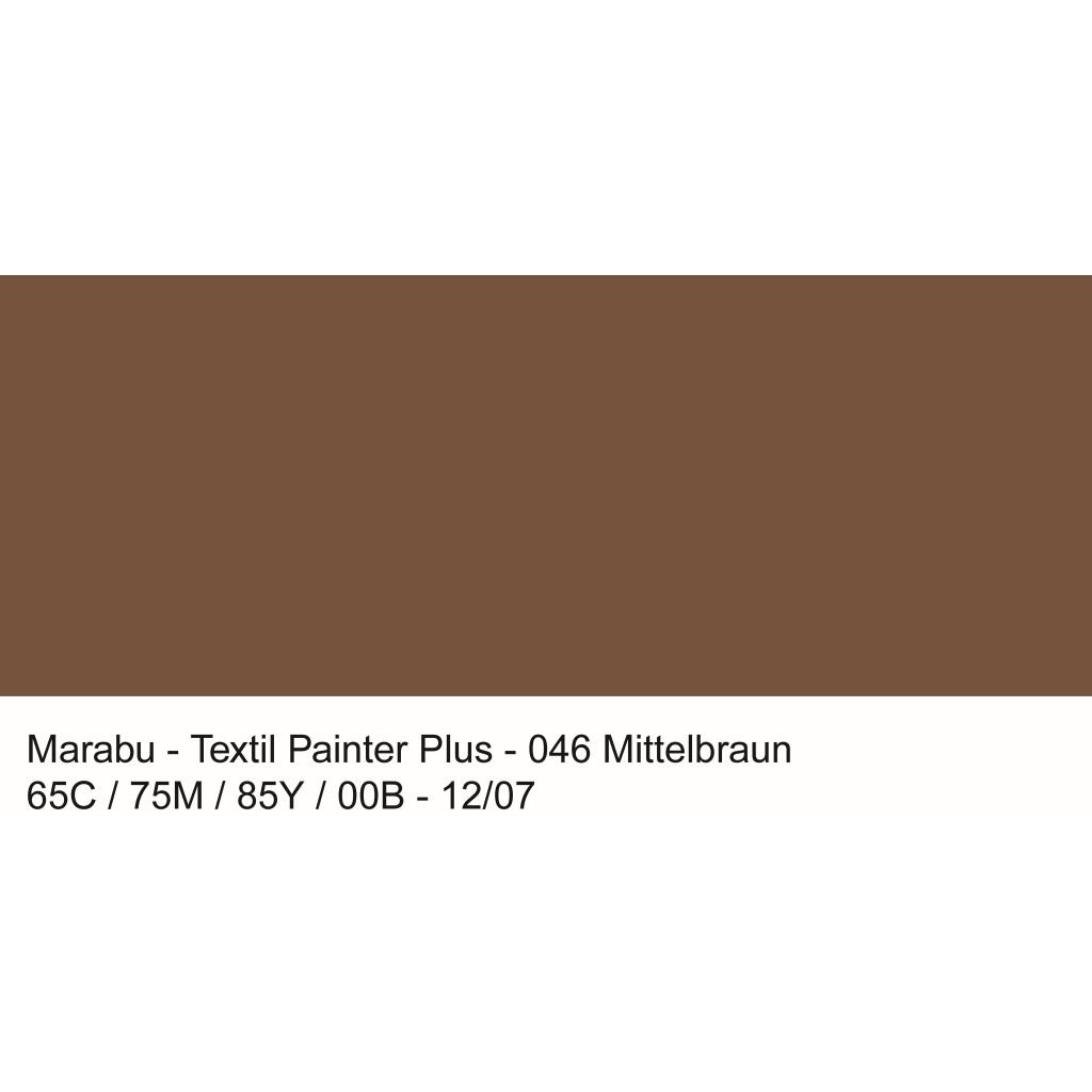 Marabu Textil Painter Plus - Fabric Paint Marker - 3 MM - Medium Brown (046)