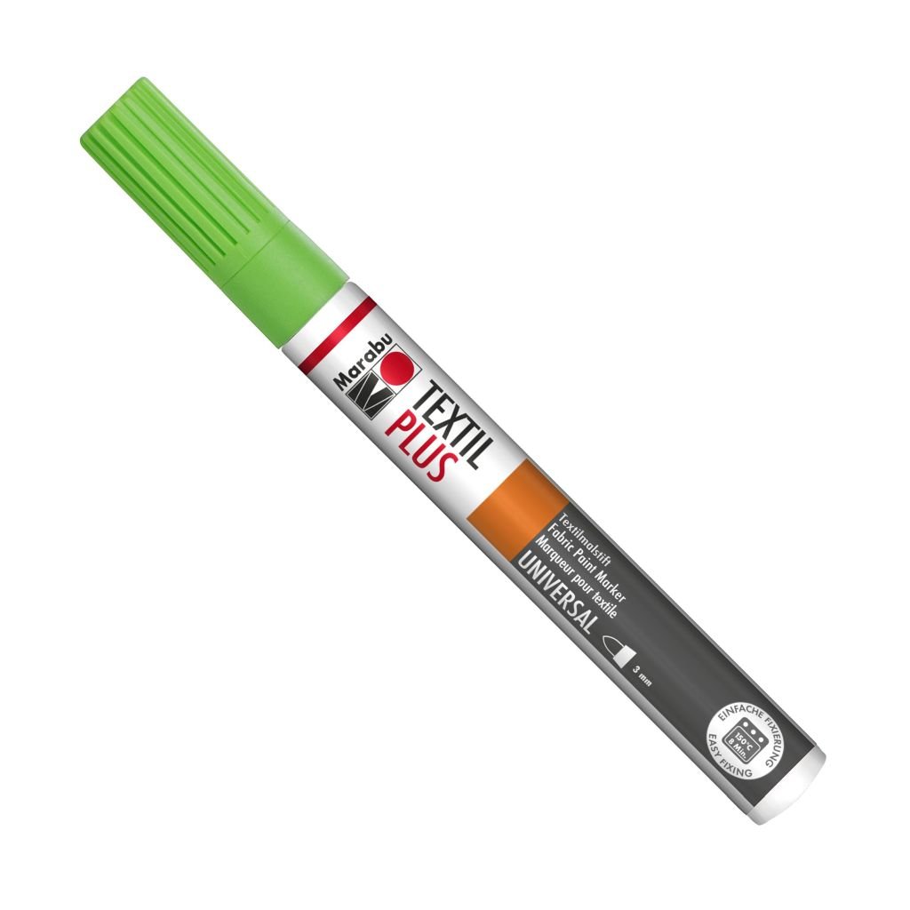 Marabu Textil Painter Plus - Fabric Paint Marker - 3 MM - Light Green (062)