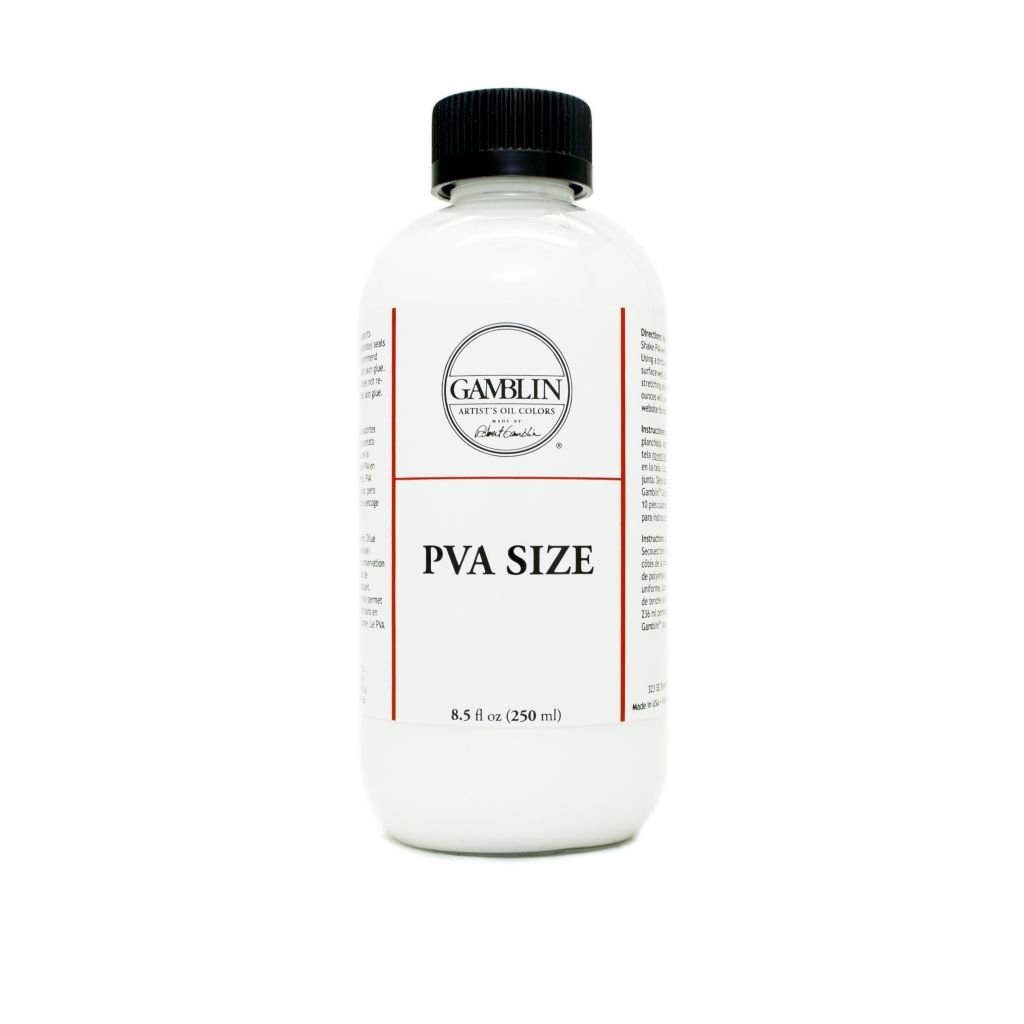 Gamblin PVA (Poly Vinyl Acetate) Size - Bottle of 8.5 fl oz / 250 ML