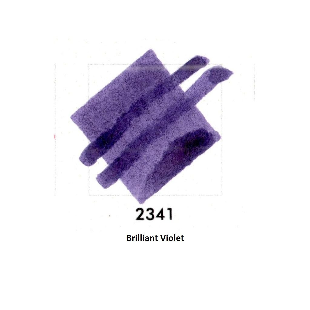 Koh-I-Noor Hardtmuth Metallic Artist's Drawing Ink - 20 GM Bottle - Brilliant Violet (2341)
