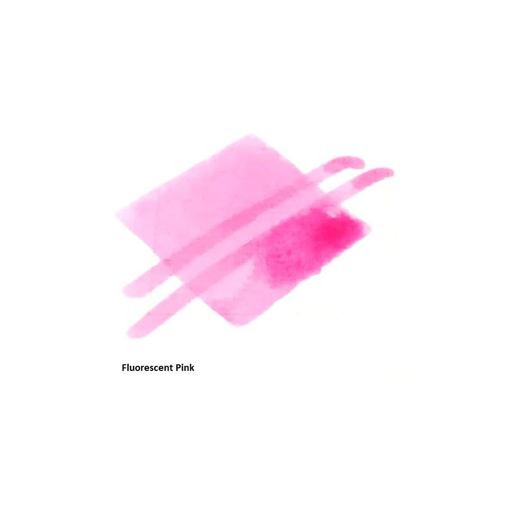 Koh-I-Noor Hardtmuth Coloured Drawing Ink - 20 GM Bottle - Fluorescent Pink
