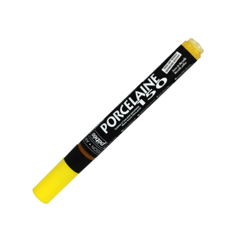 Pebeo Porcelaine 150 Paint Marker - Bullet Tip - 1.2 MM - Marseilles Yellow (01)