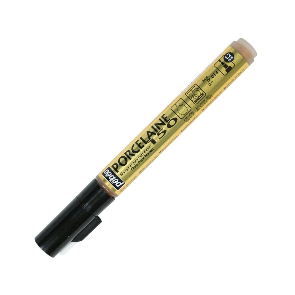 Pebeo Porcelaine 150 Paint Marker - Bullet Tip - 1.2 MM - Gold (13)