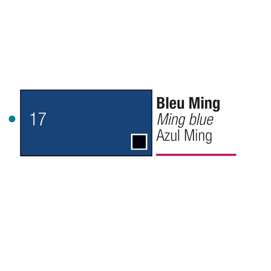 Pebeo Porcelaine 150 Paint - 45 ml bottle - Ming Blue (17)
