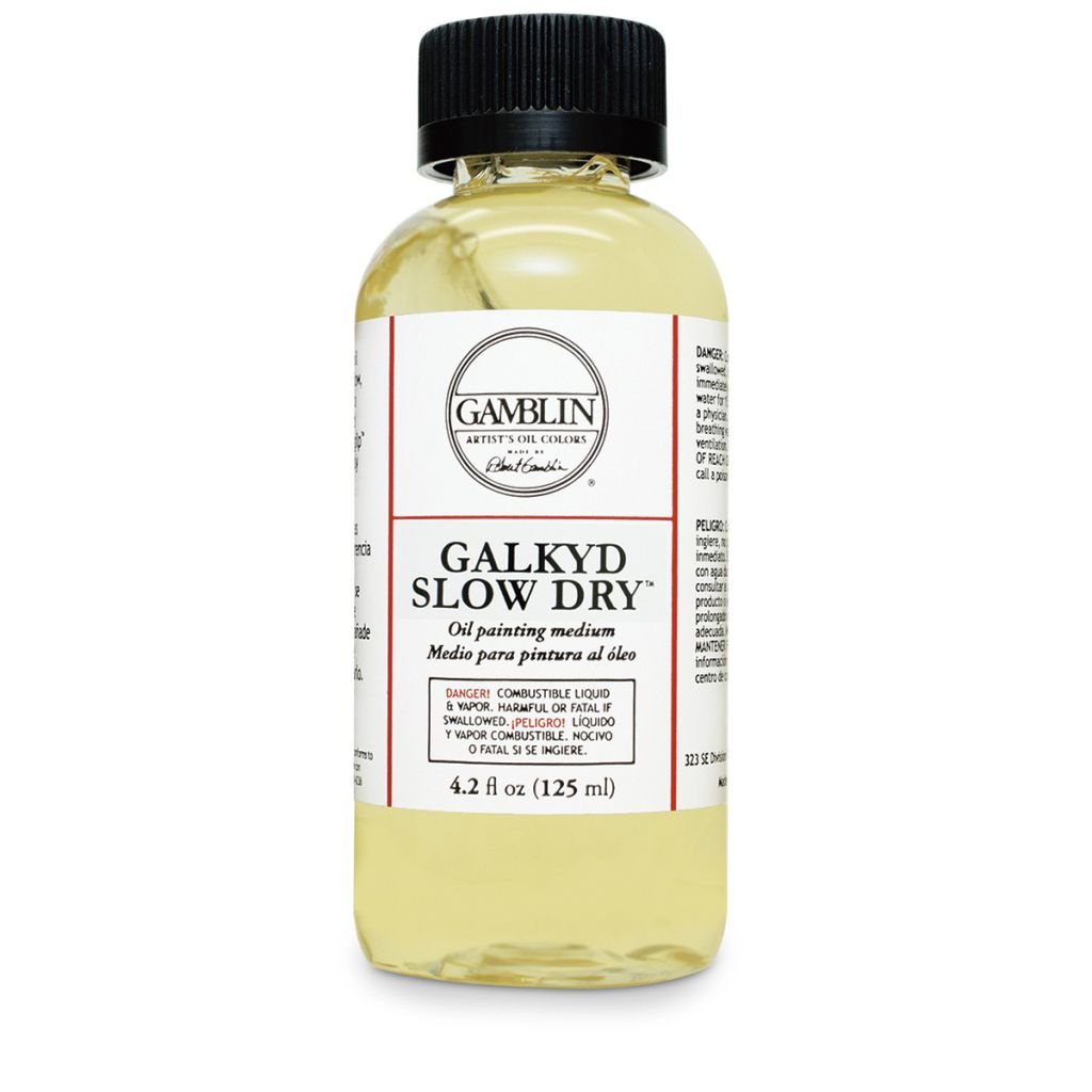 Gamblin Galkyd Slow Dry Medium - Bottle of 4.2 fl oz / 125 ML