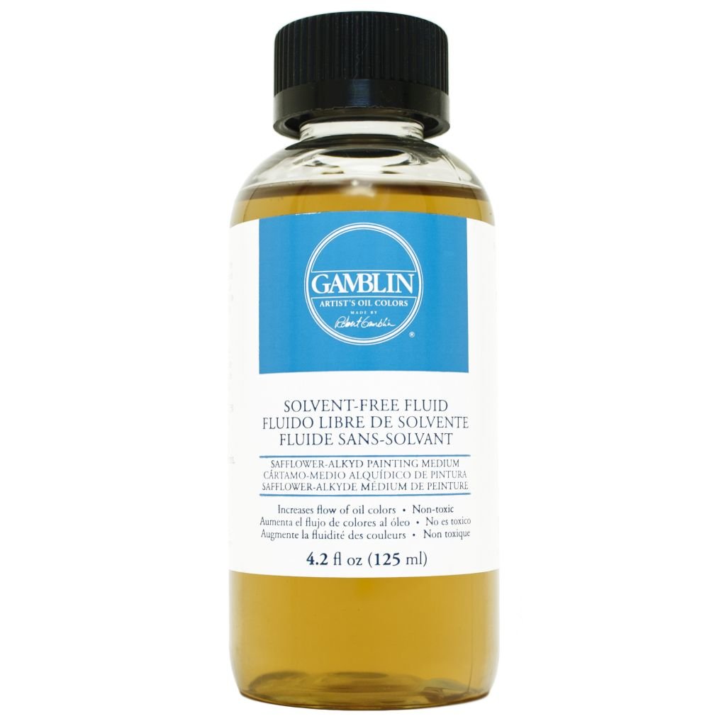 Gamblin Solvent Free Fluid Medium - Bottle of 4.2 fl oz / 125 ML