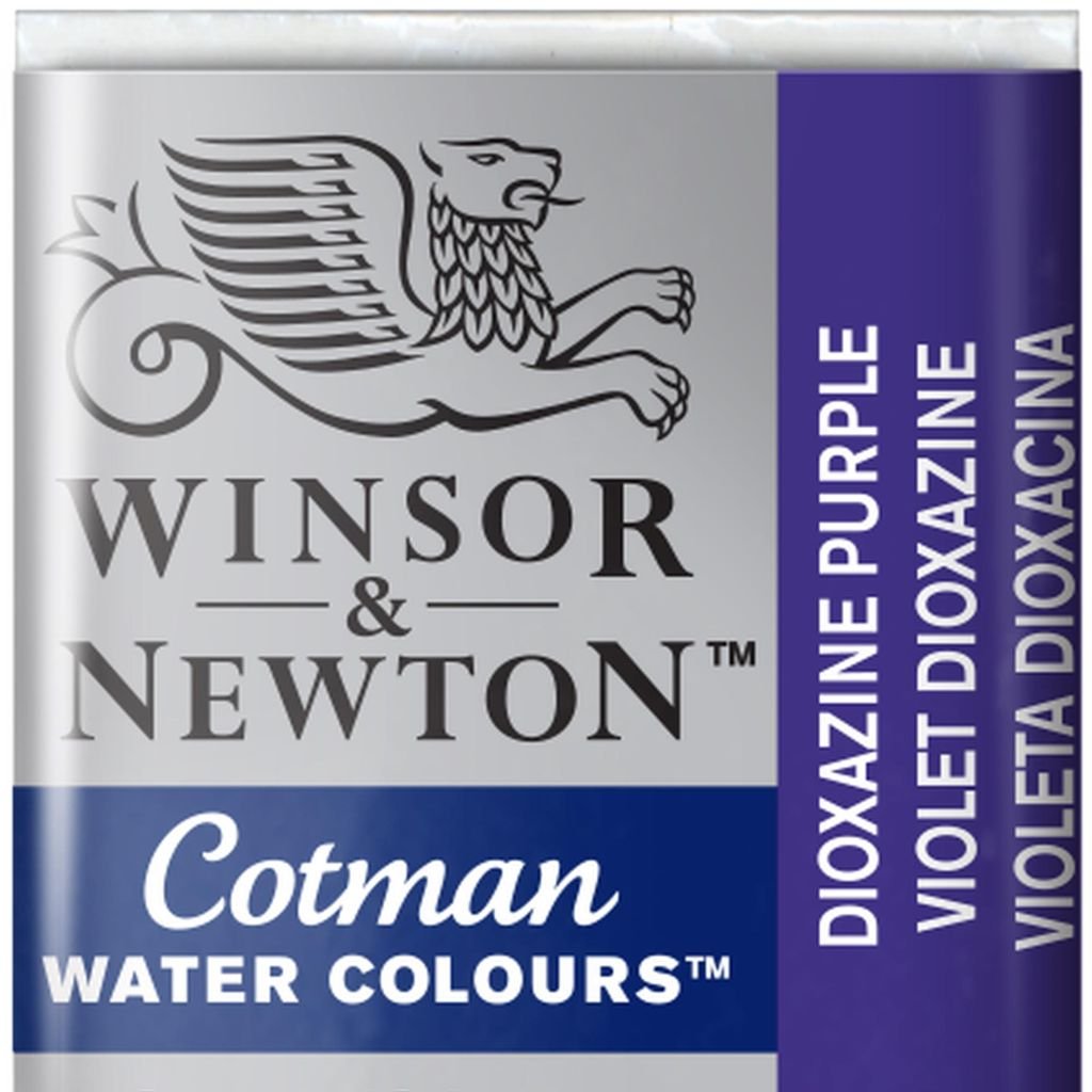 Winsor & Newton Cotman Water Colour Half Pan - Dioxazine Violet (231)