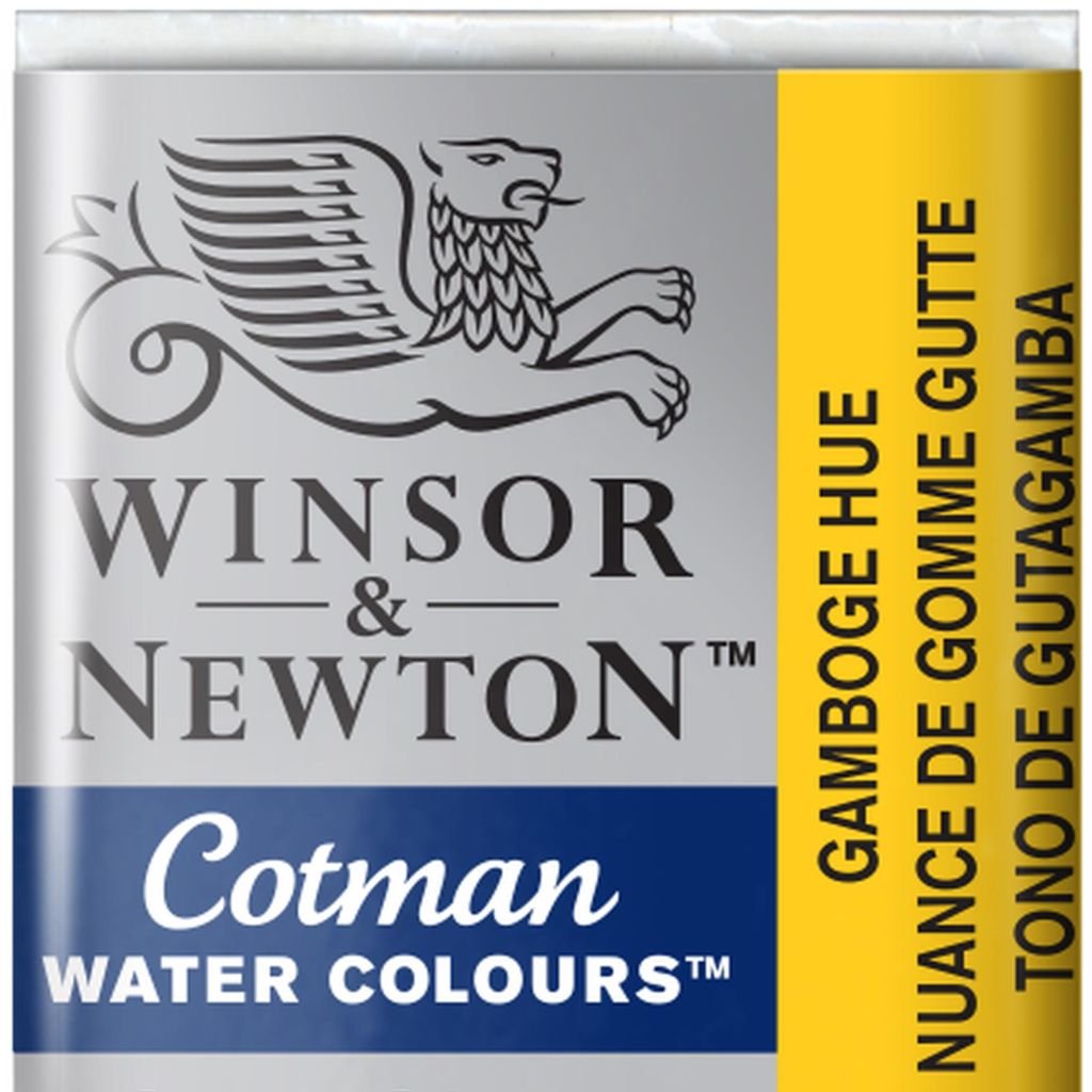 Winsor & Newton Cotman Water Colour Half Pan - Gamboge Hue (266)