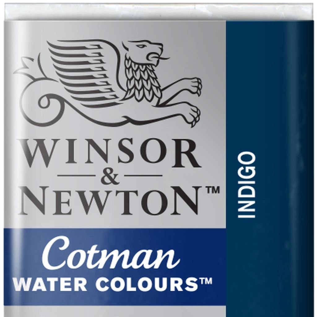Winsor & Newton Cotman Water Colour Half Pan - Indigo (322)
