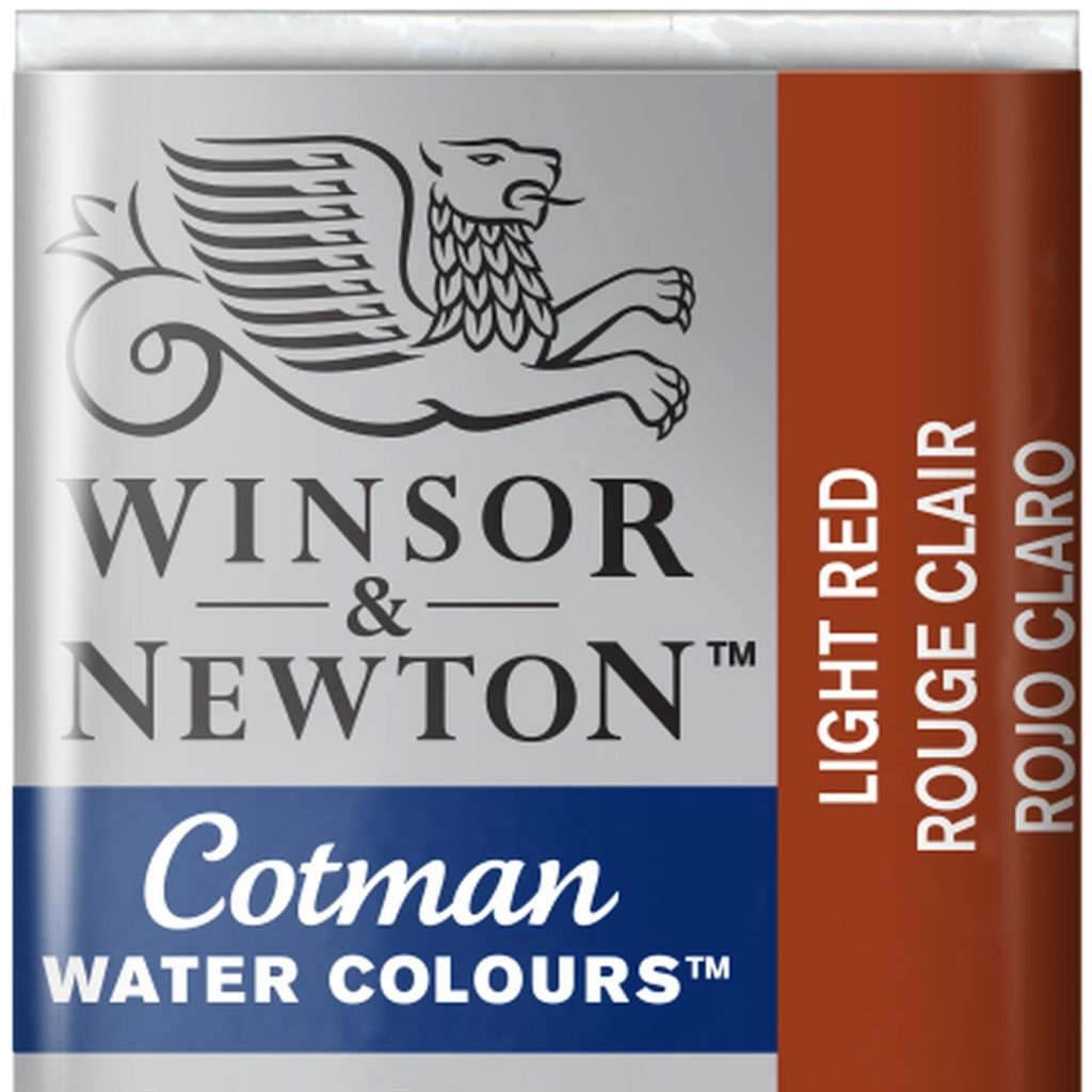 Winsor & Newton Cotman Water Colour Half Pan - Light Red (362)