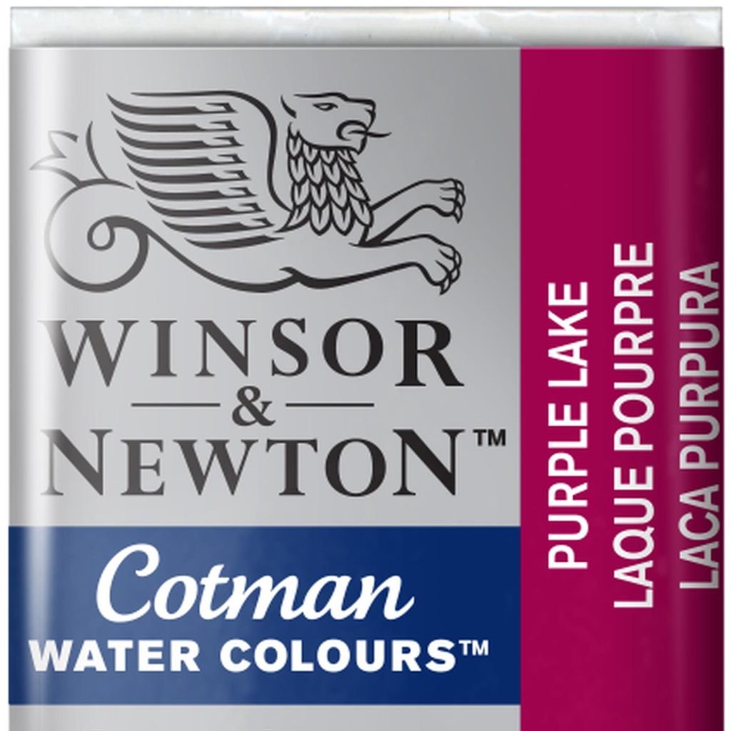 Winsor & Newton Cotman Water Colour Half Pan - Purple Lake (544)