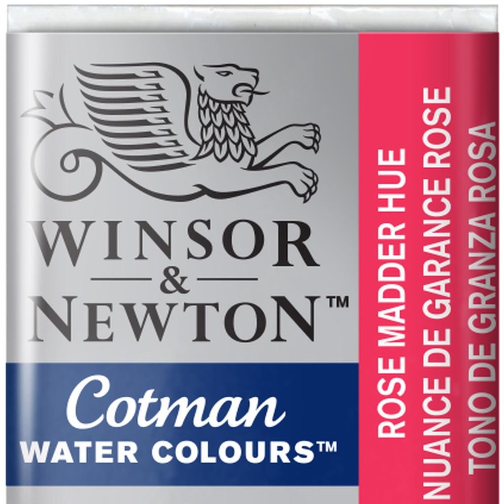 Winsor & Newton Cotman Water Colour Half Pan - Rose Madder Hue (580)