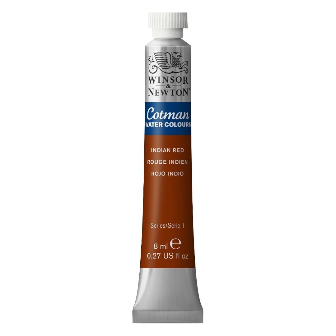 Winsor & Newton Cotman Water Colour - Tube of 8 ML - Indian Red (317)