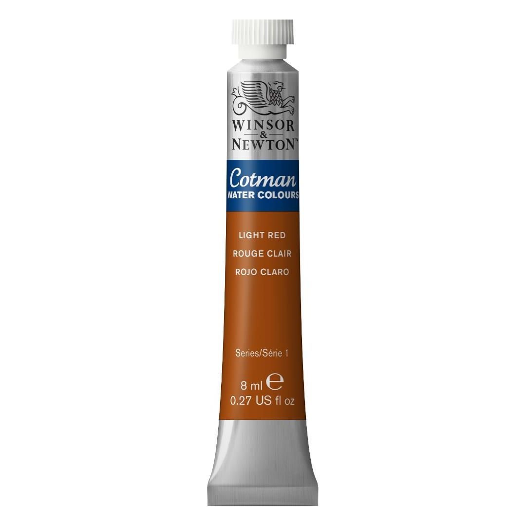 Winsor & Newton Cotman Water Colour - Tube of 8 ML - Light Red (362)