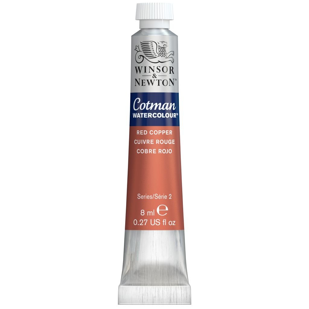 Winsor & Newton Cotman Water Colour - Tube of 8 ML - Red Copper (471)
