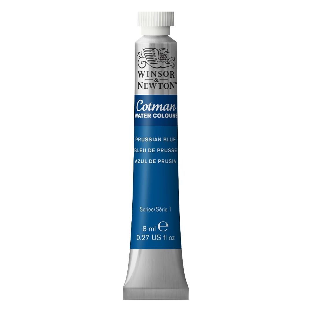 Winsor & Newton Cotman Water Colour - Tube of 8 ML - Prussian Blue (538)