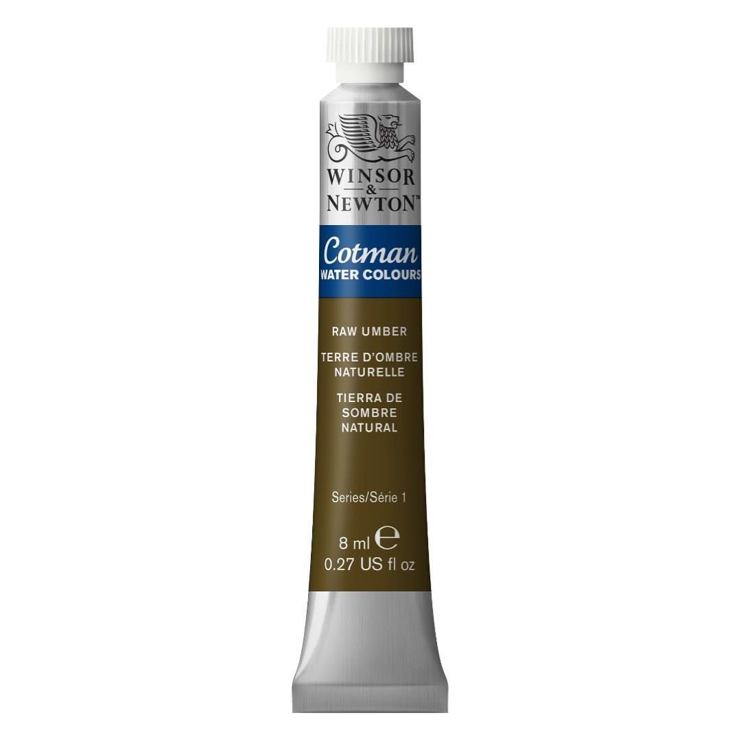 Winsor & Newton Cotman Water Colour - Tube of 8 ML - Raw Umber (554)