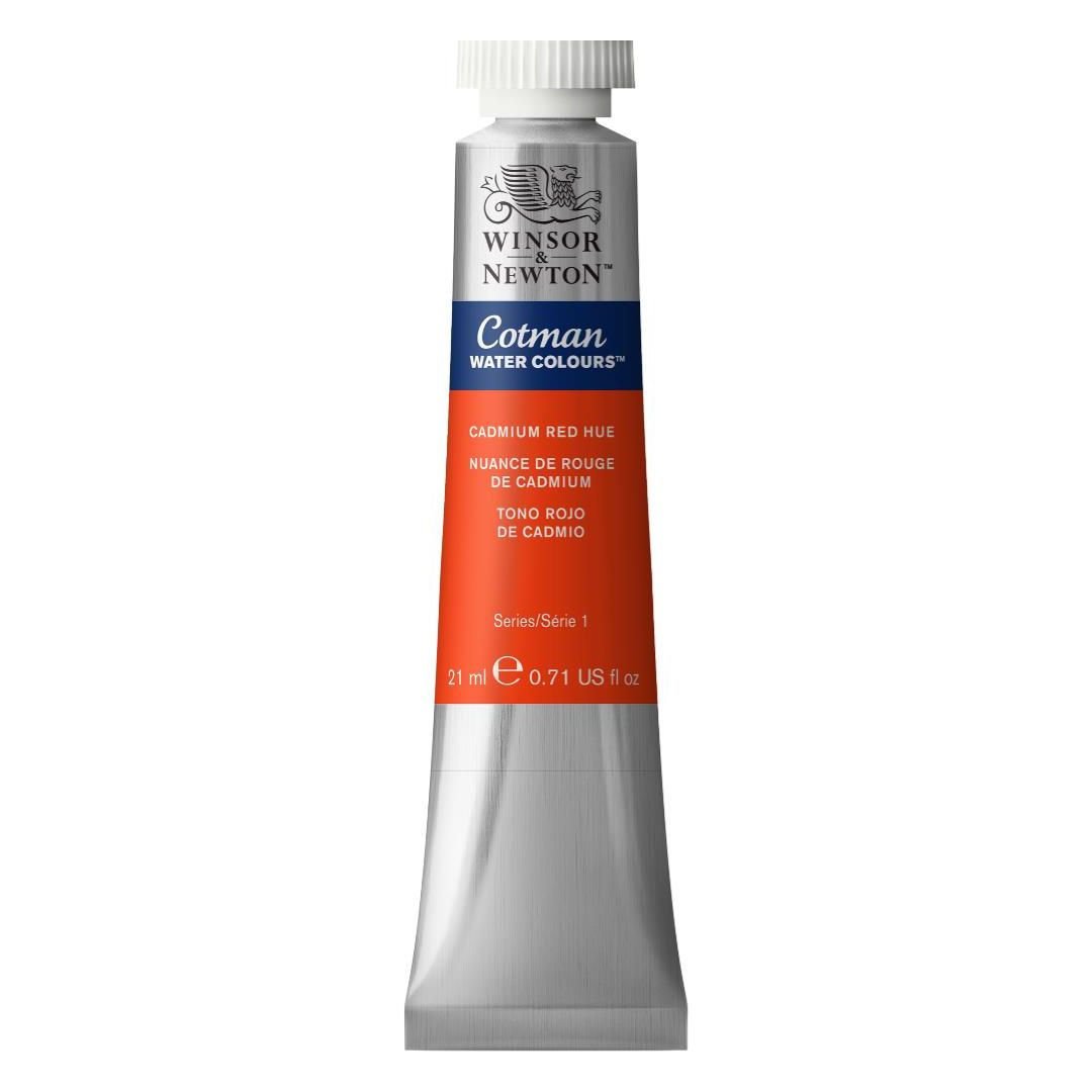 Winsor & Newton Cotman Water Colour - Tube of 21 ML - Cadmium Red Hue (095)