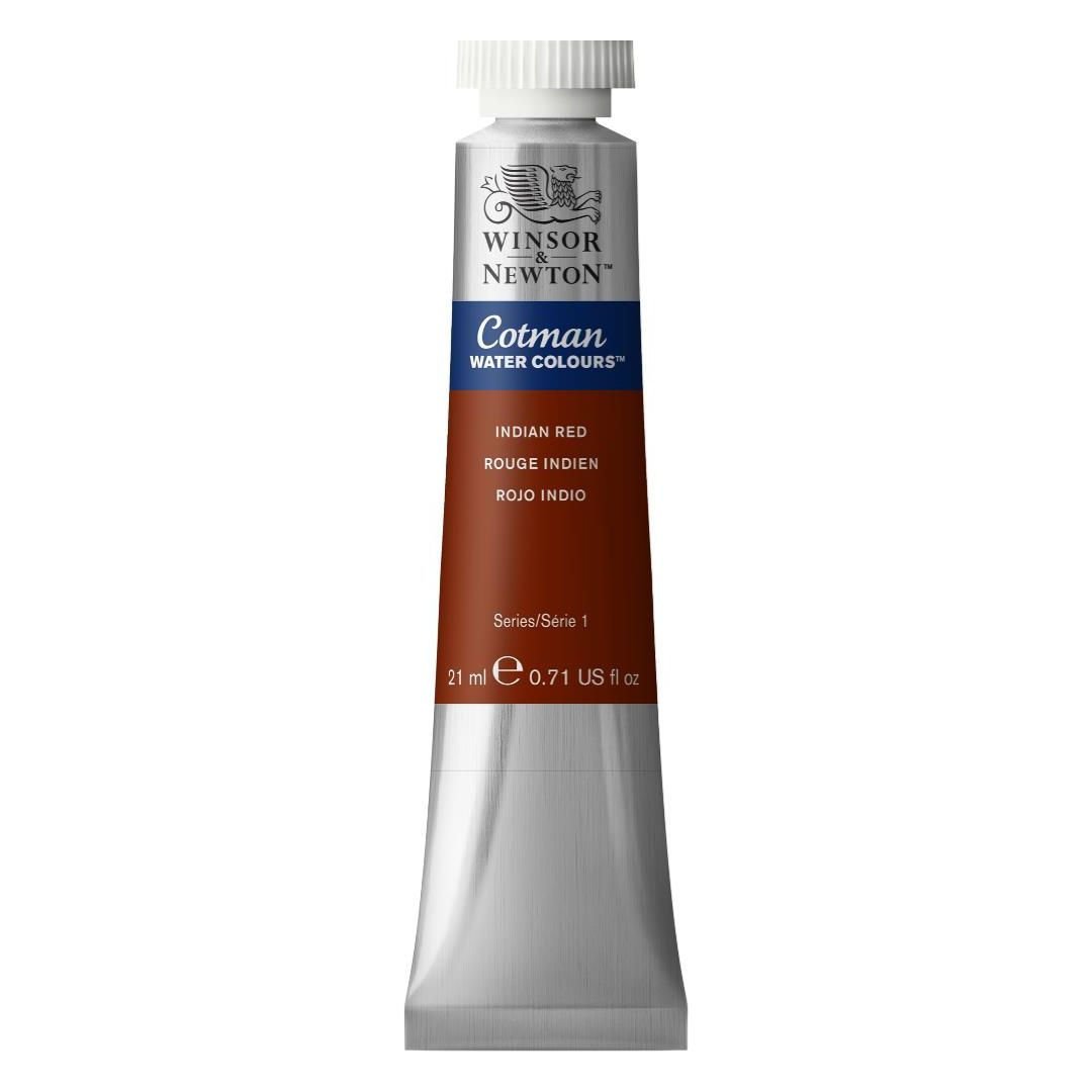 Winsor & Newton Cotman Water Colour - Tube of 21 ML - Indian Red (317)