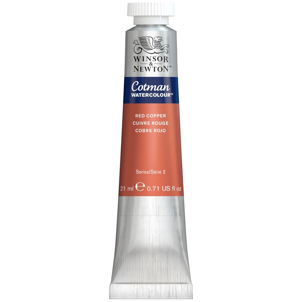 Winsor & Newton Cotman Water Colour - Tube of 21 ML - Red Copper (471)