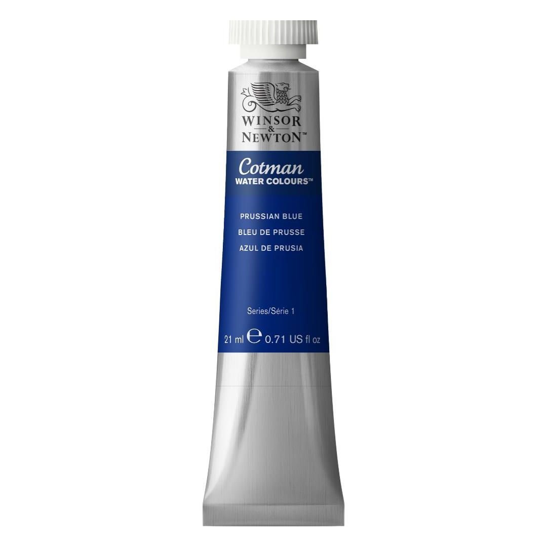 Winsor & Newton Cotman Water Colour - Tube of 21 ML - Prussian Blue (538)