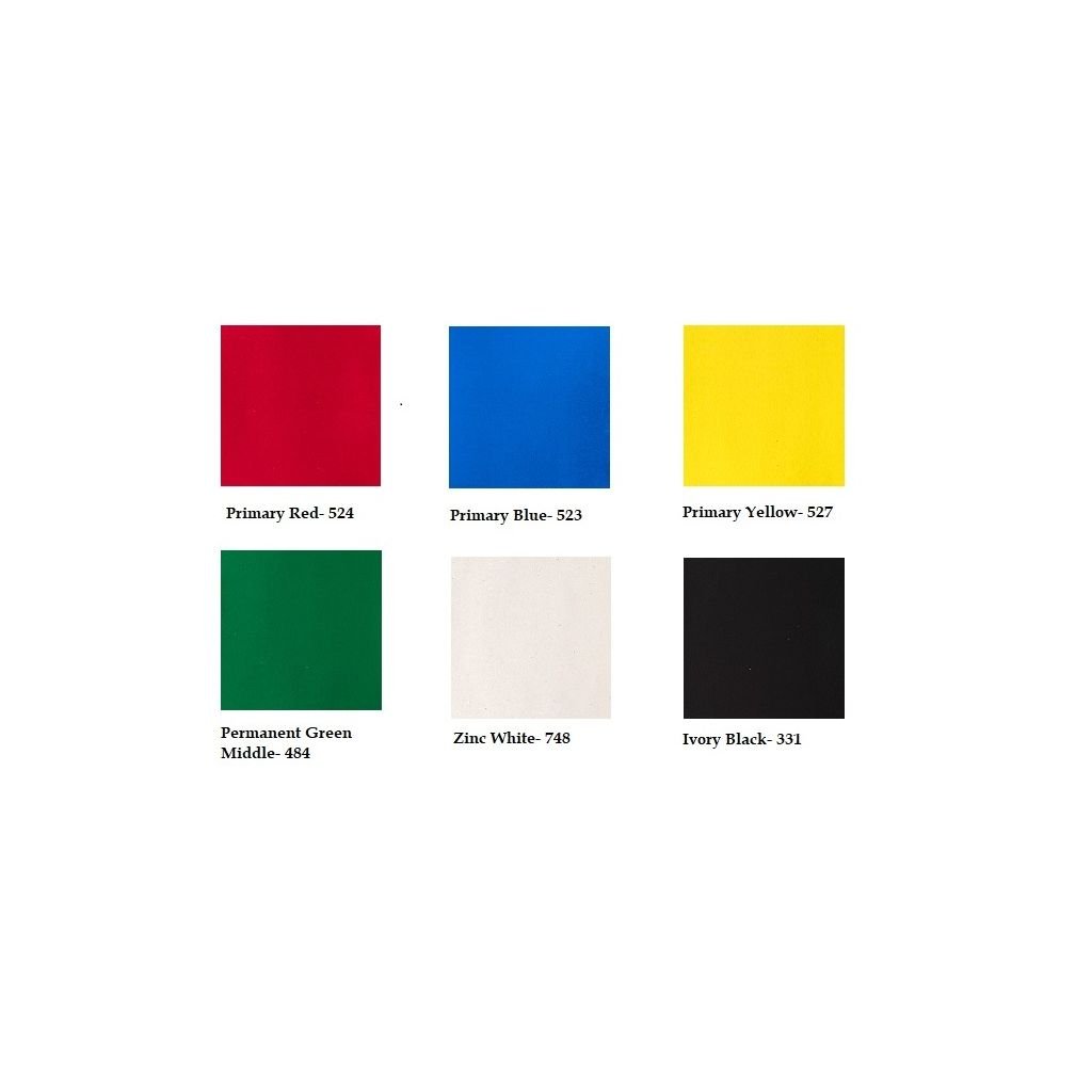 Winsor & Newton Designers Gouache - Primary Set, Set of 6 colors