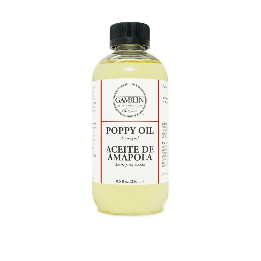 Gamblin Poppy Oil - Bottle of 8.5 fl oz / 250 ML