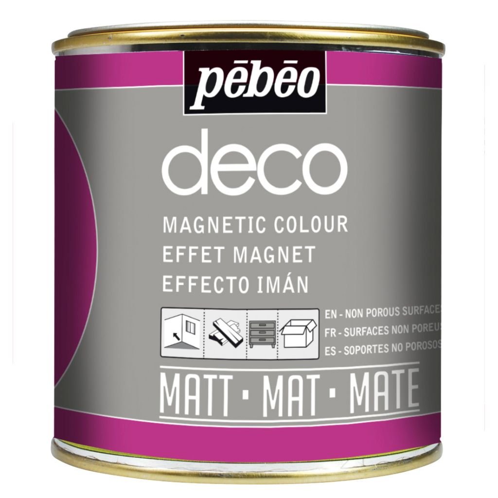 Pebeo Deco Effect Magnet Paint - Tin of 500 ml