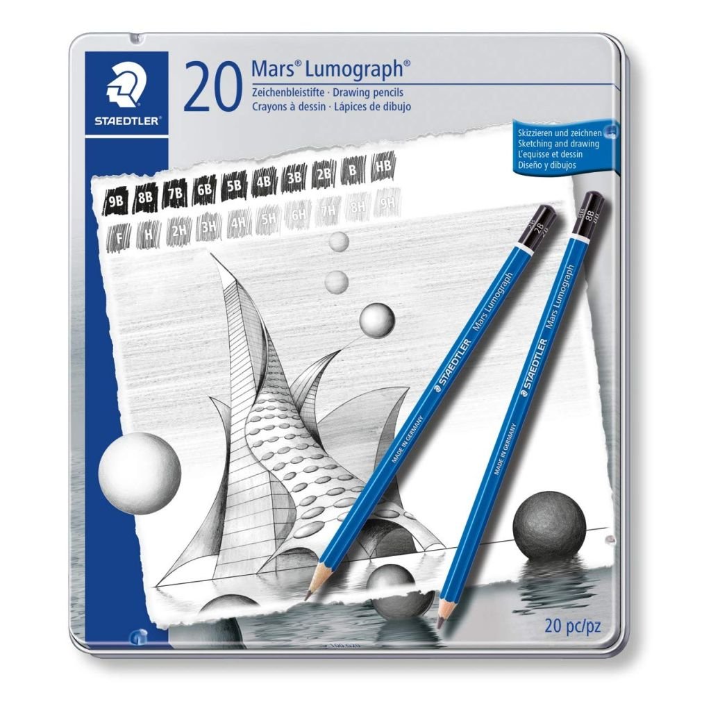Find the Staedtler Mars Lumograph Drawing Pencils Set Of 12 at Michaels