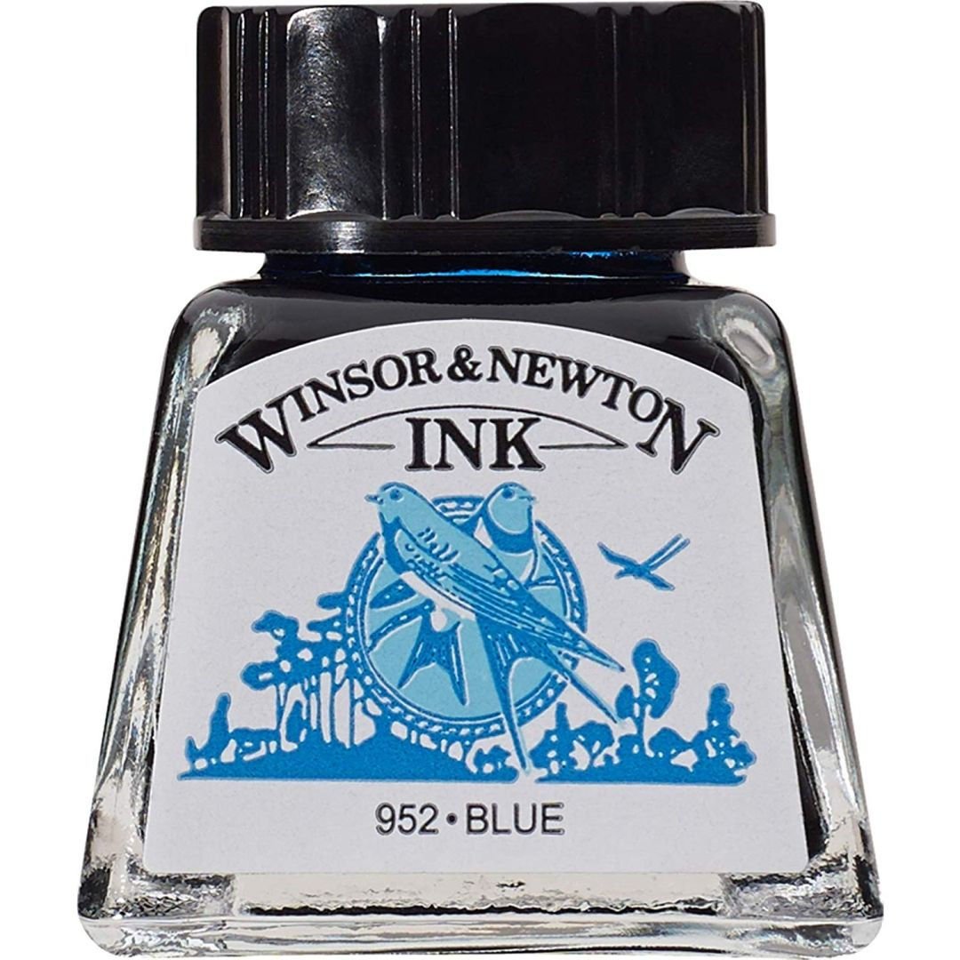 Winsor & Newton Drawing Ink - Bottle of 14 ML - Blue (032)
