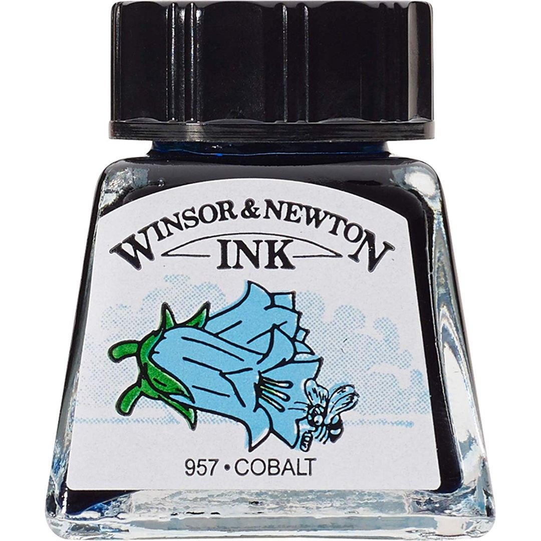Winsor & Newton Drawing Ink - Bottle of 14 ML - Cobalt (176)