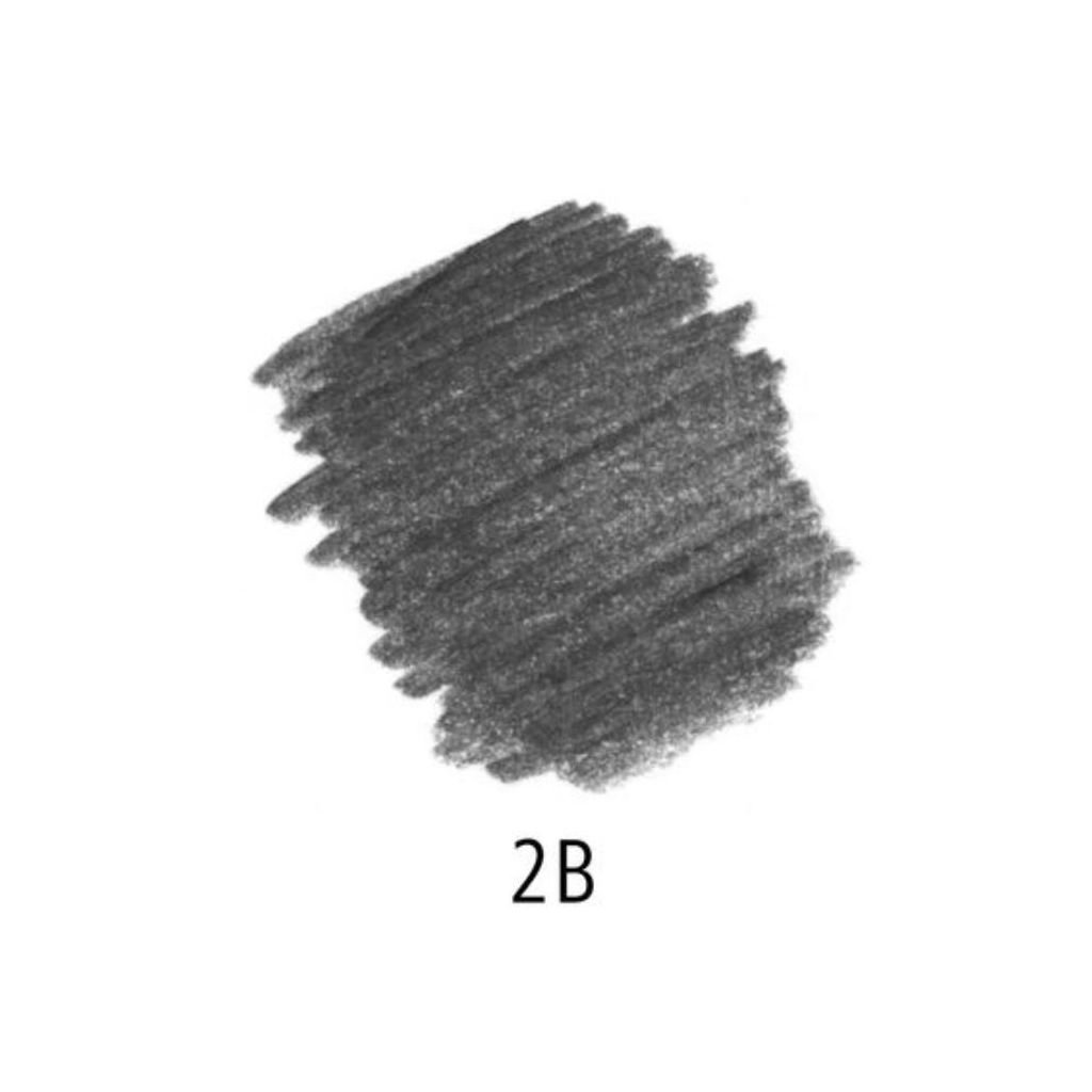 Staedtler Mars Lumograph Black 100B - Drawing Graphite Pencil - 2B