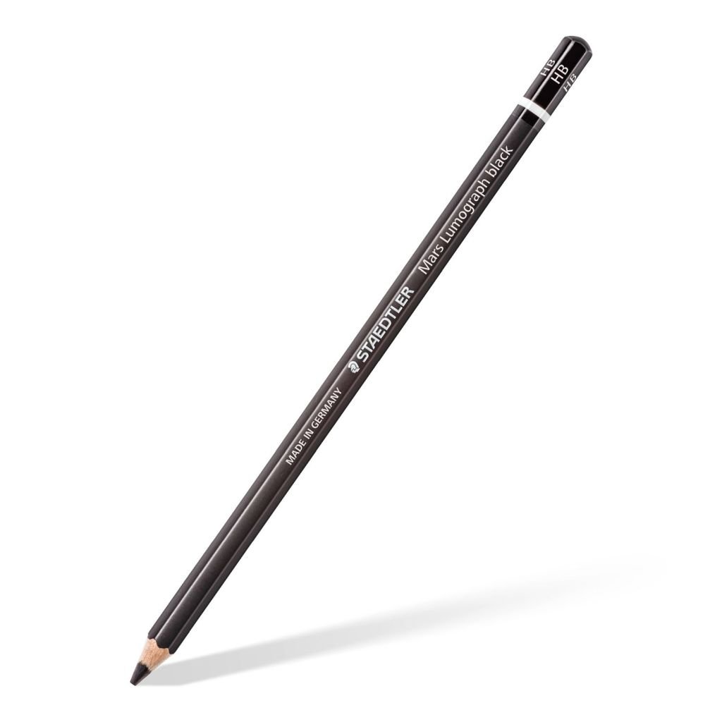 Staedtler Mars Lumograph Black 100B - Drawing Graphite Pencil - HB