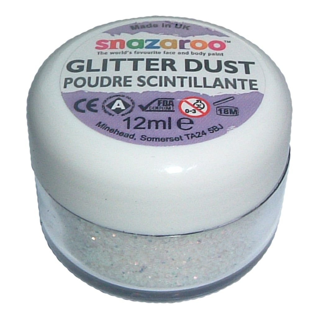 Snazaroo Glitter Dust - 12 ML Pot - Silver