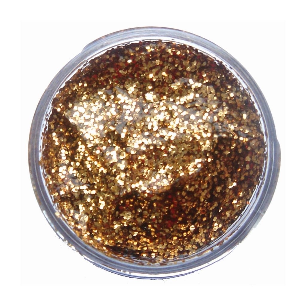 Snazaroo Glitter Gel - 12 ML Pot - Red Gold
