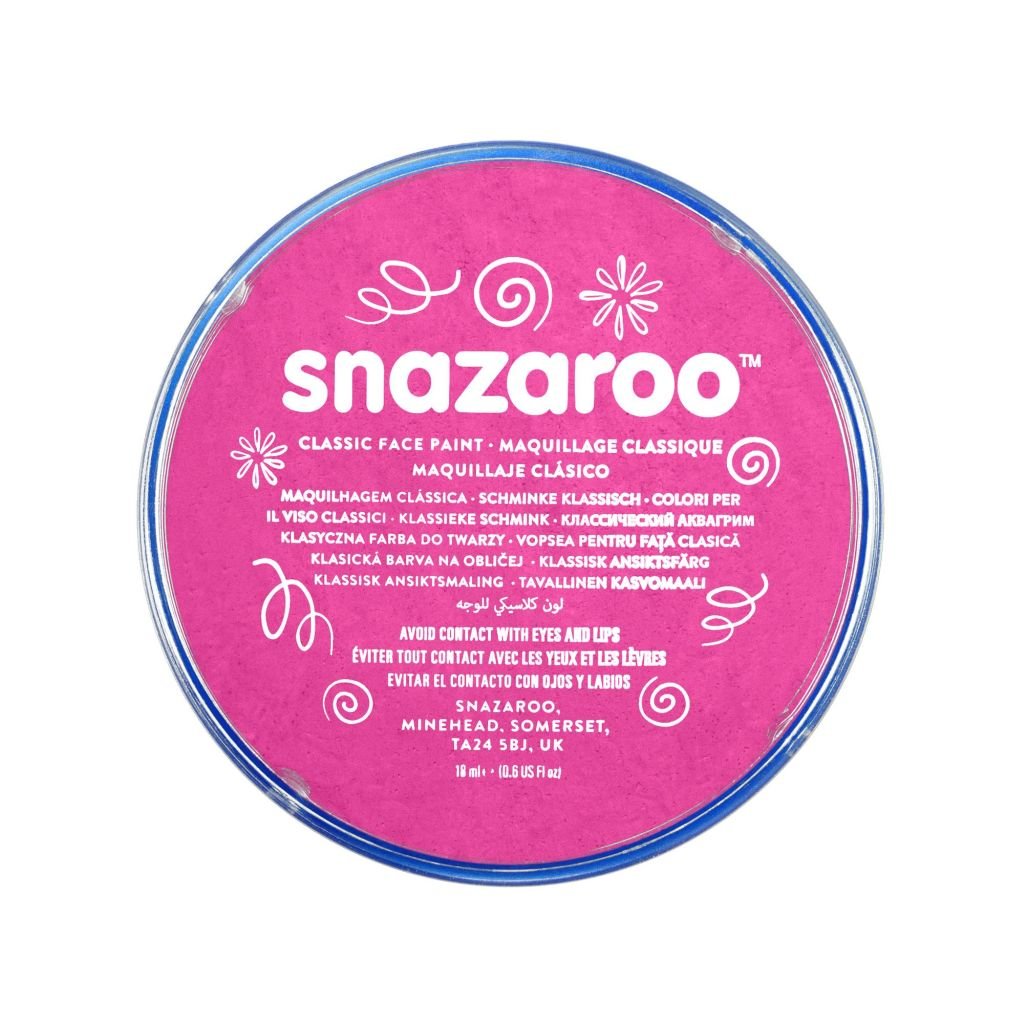 Snazaroo Classic Face Paint - Pink - 18 ML