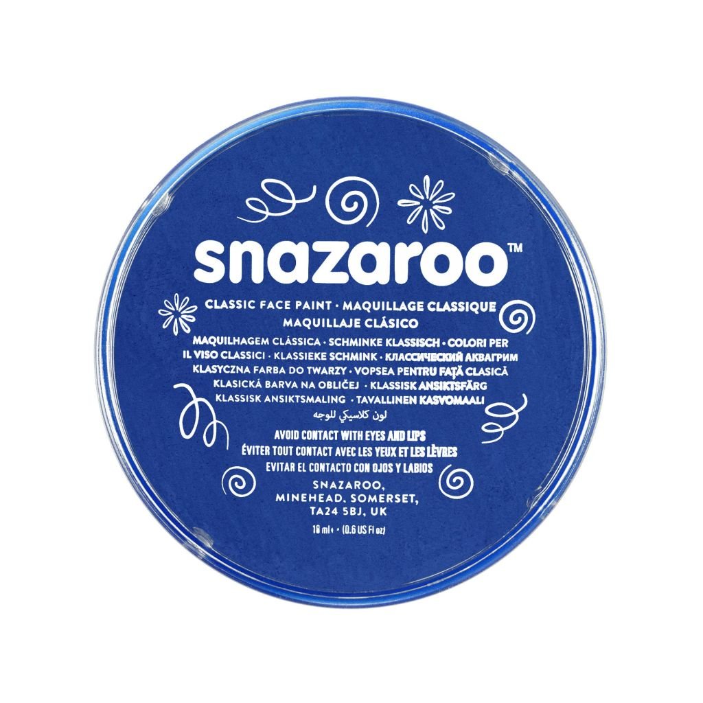 Snazaroo Classic Face Paint - Royal Blue - 18 ML