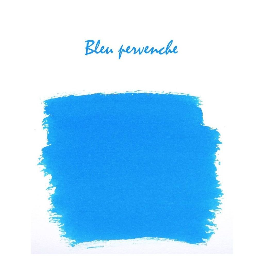 J. Herbin Fountian Pen Inks - 10 ML Bottle - Bleu Pervenche (Periwinkle Blue)