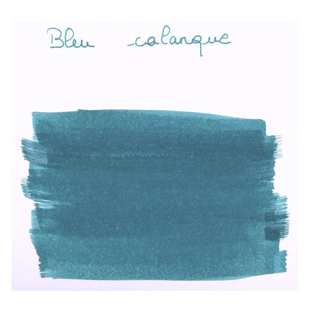 J. Herbin Fountian Pen Inks - 10 ML Bottle - Bleu Calanque (Cove Blue)