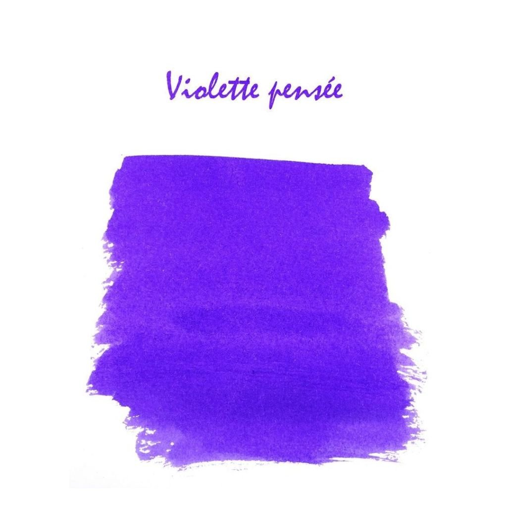 J. Herbin Fountian Pen Inks - 10 ML Bottle - Violette Pensee (Pensive Violet)