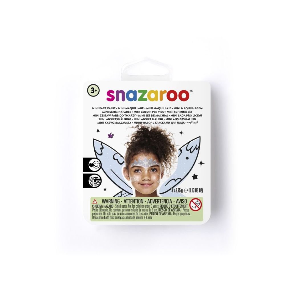 Snazaroo Mini Face Paint Kit - 3 x 2 ML Pans - Ice Fairy