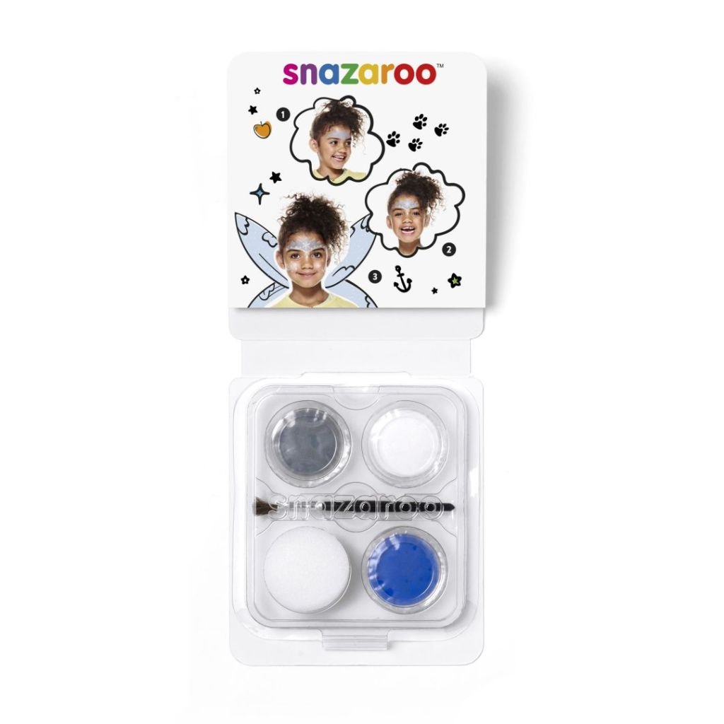 Snazaroo Mini Face Paint Kit - 3 x 2 ML Pans - Ice Fairy